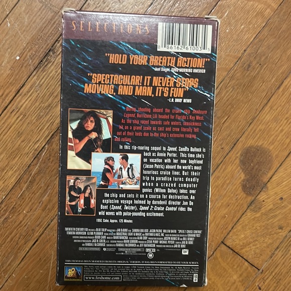 1997 Speed 2 VHS tape - Picture 2 of 4